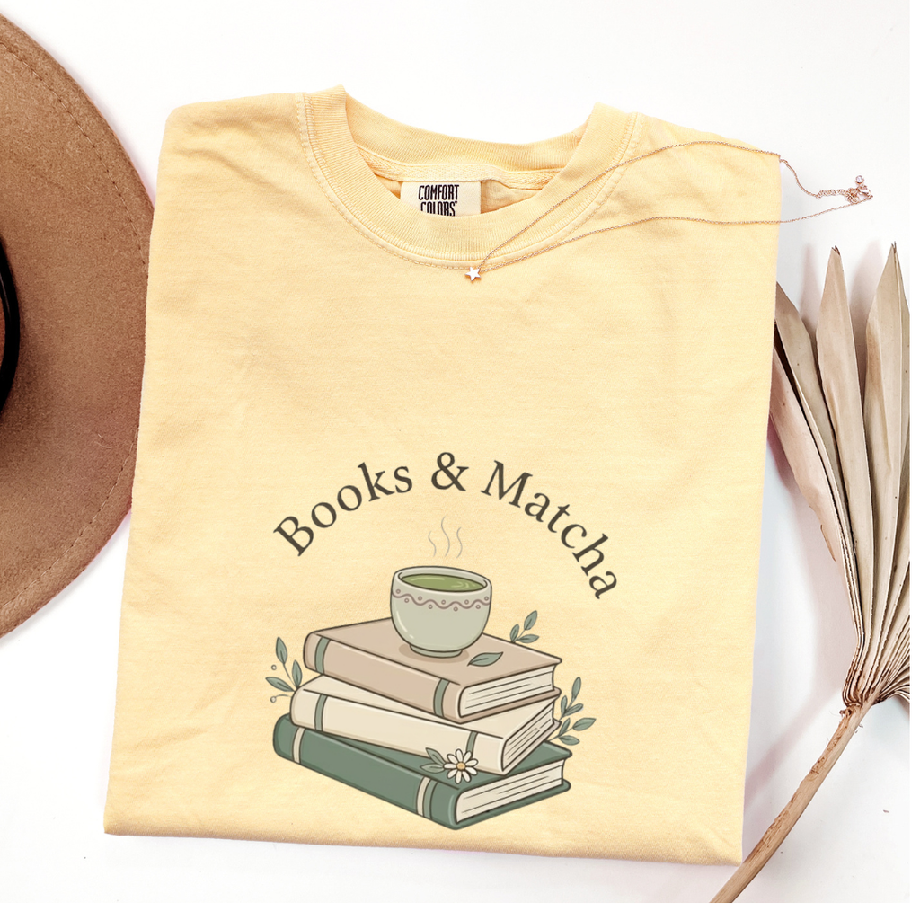 Books & Matcha T-shirt