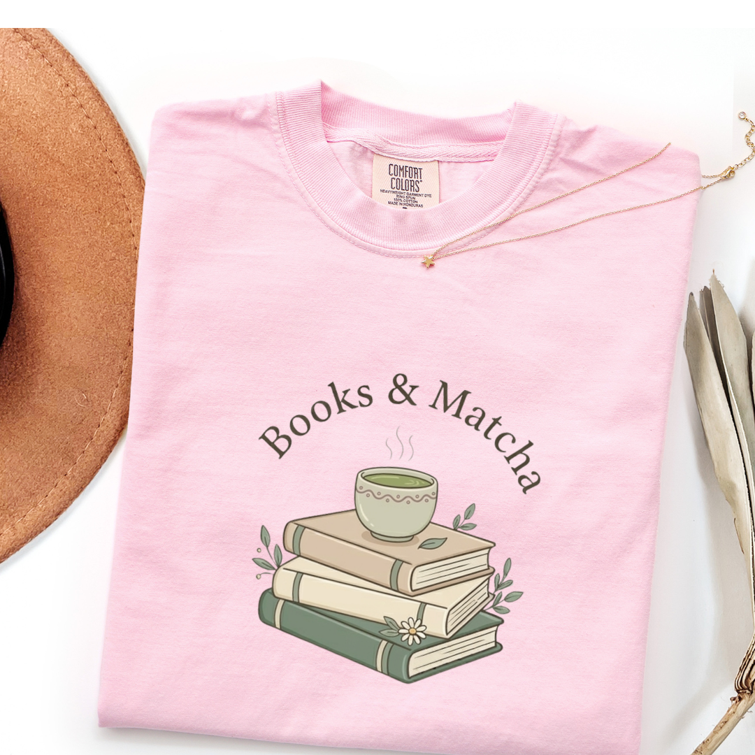 Books & Matcha T-shirt
