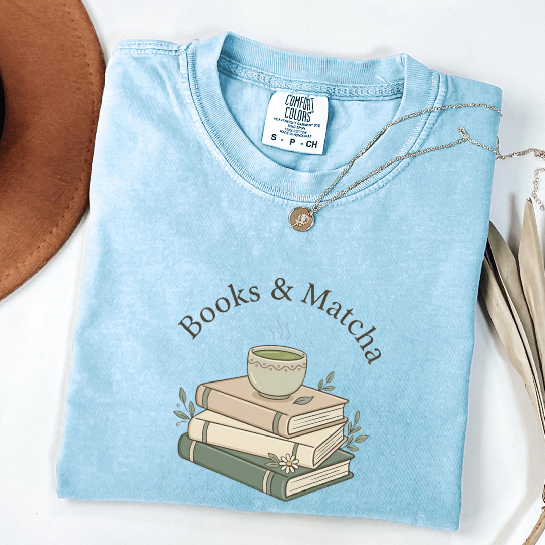 Books & Matcha T-shirt