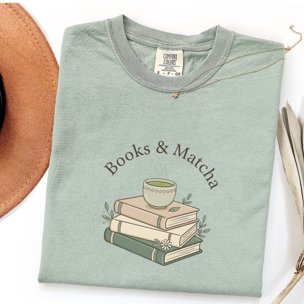 Books & Matcha T-shirt