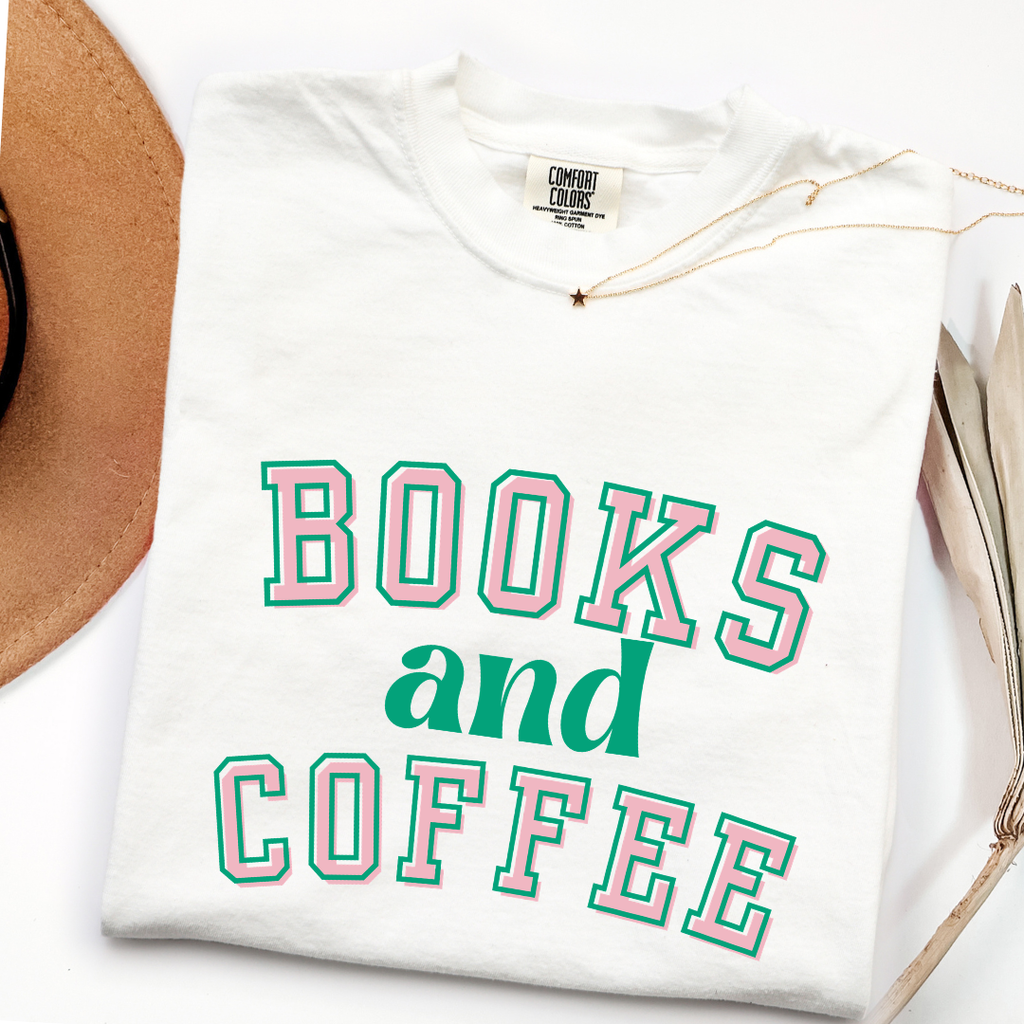 Books & Coffee T-shirt