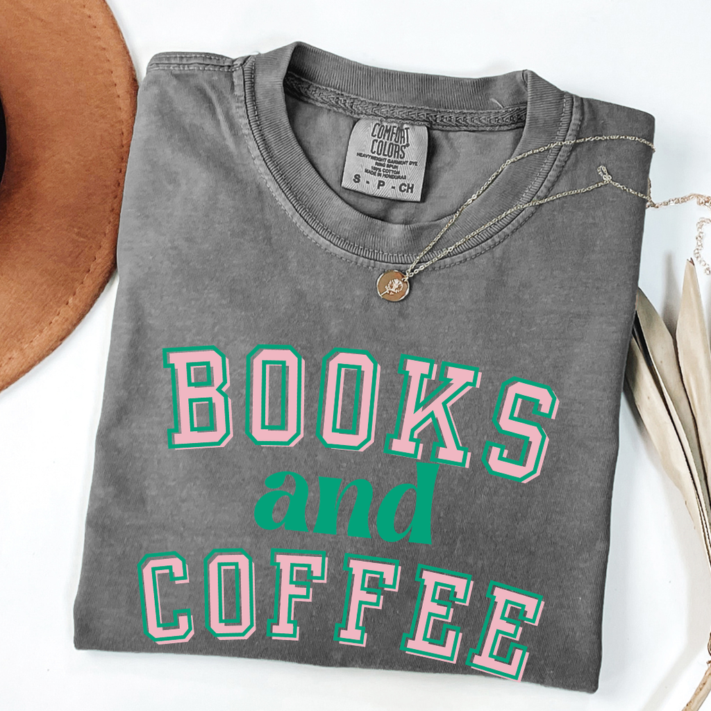 Books & Coffee T-shirt
