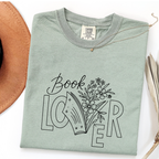 Floral Book Lover T-shirt