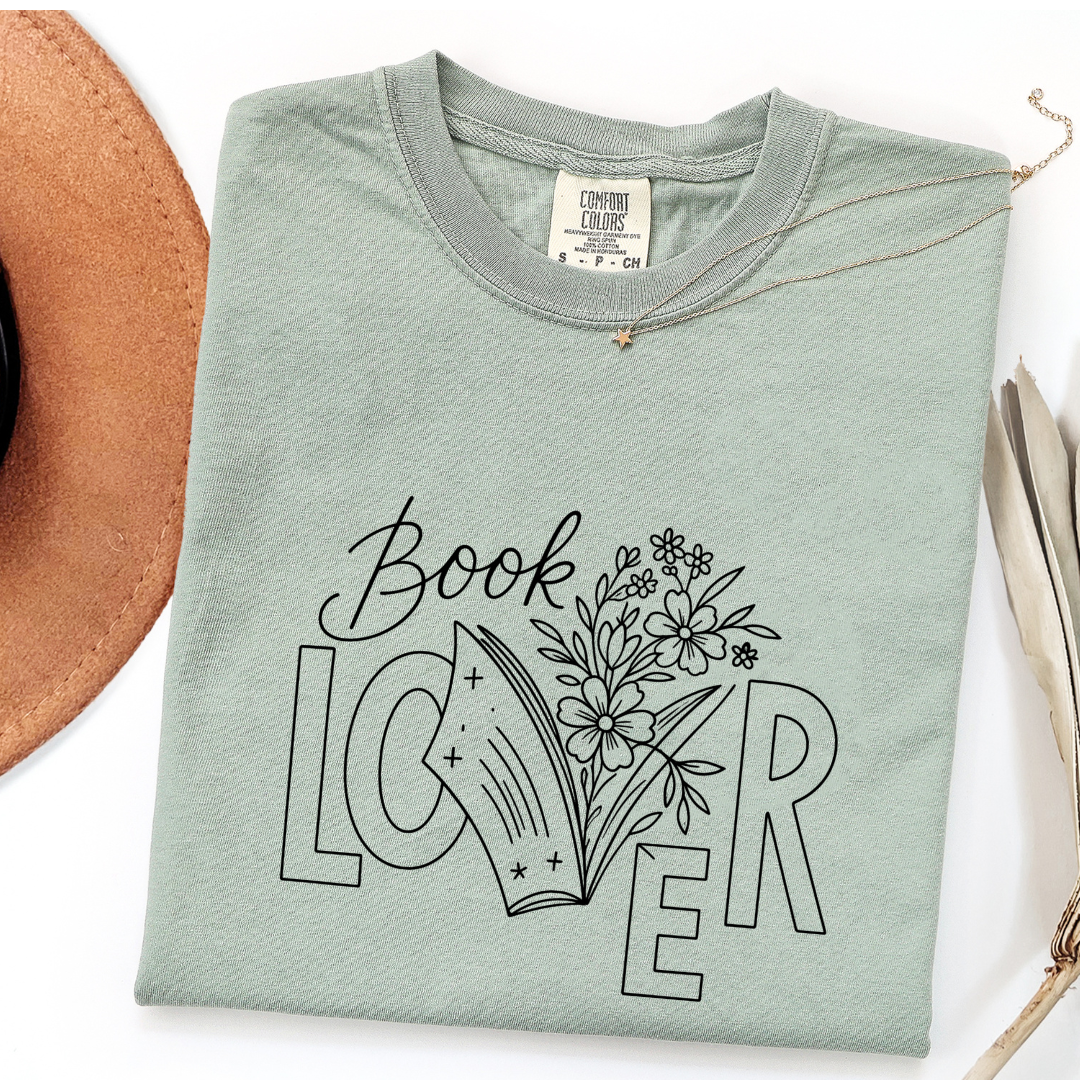 Floral Book Lover T-shirt