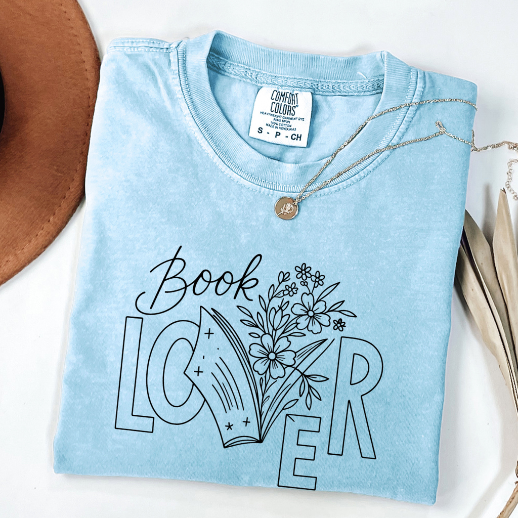 Floral Book Lover T-shirt