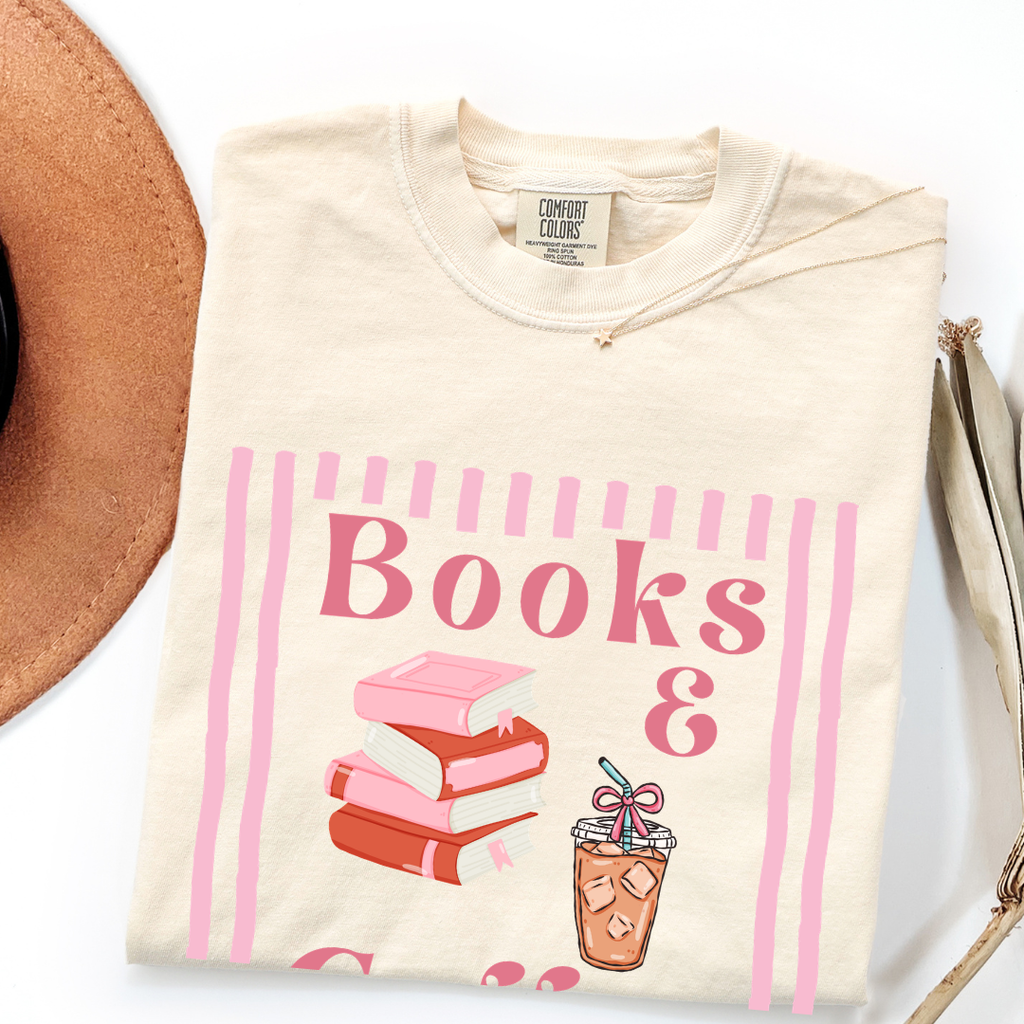 Books & Coffee T-shirt