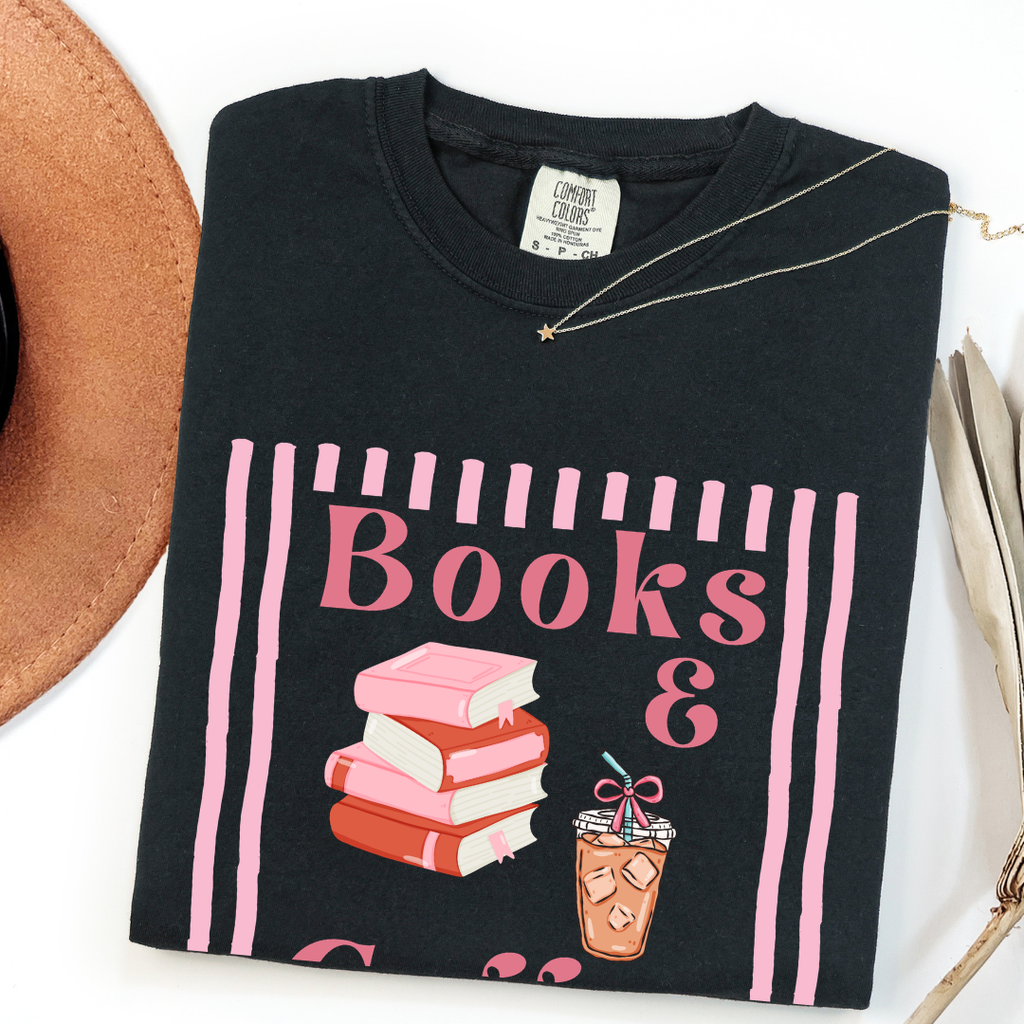 Books & Coffee T-shirt