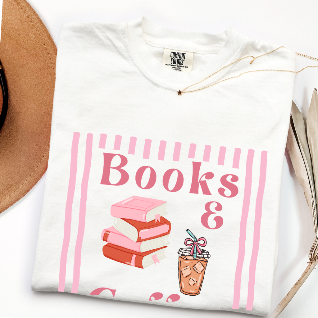 Books & Coffee T-shirt