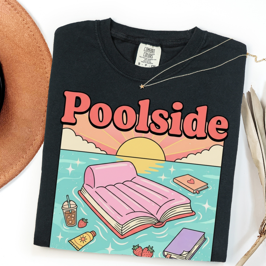 Poolside Plot Twists T-shirt