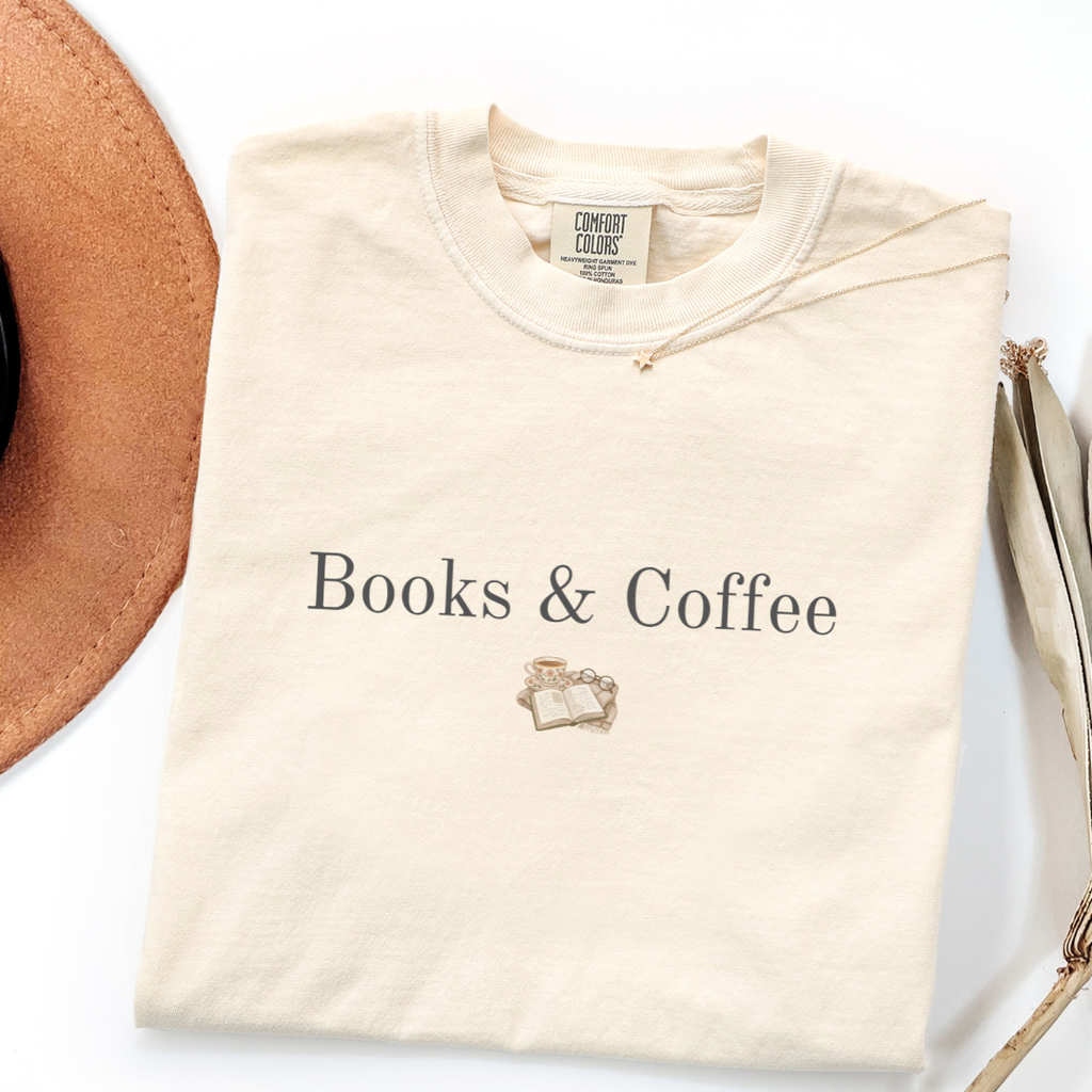 Books & Coffee T-shirt