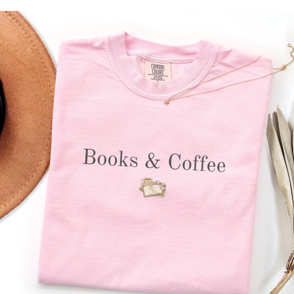 Books & Coffee T-shirt