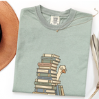 Book Hoarder Goose T-shirt