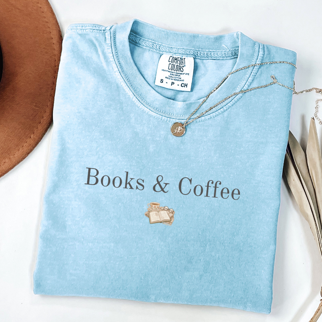 Books & Coffee T-shirt