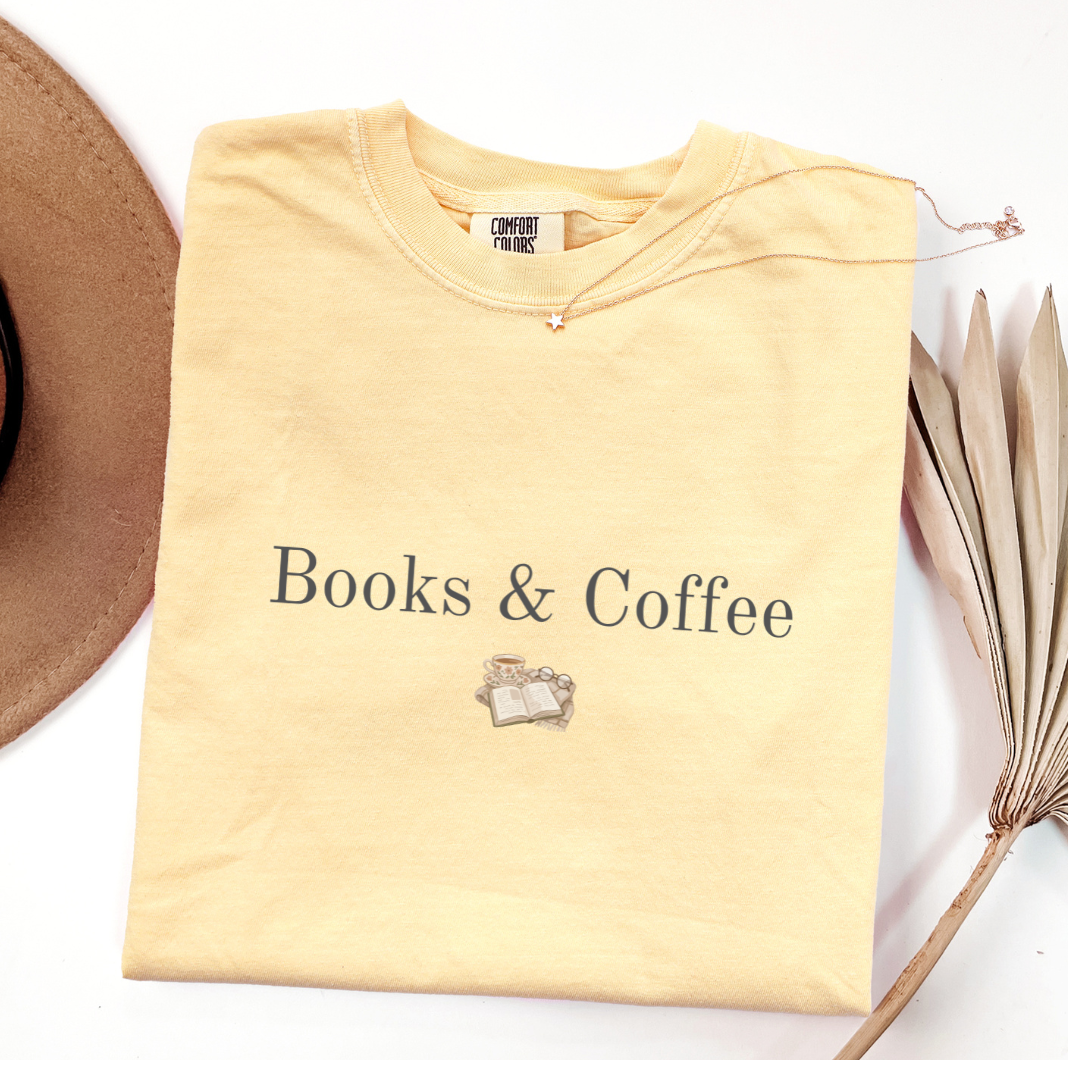 Books & Coffee T-shirt